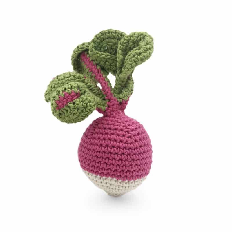 Myum - Hochet Radis Coton Bio Fait-main - Myum - Imagen 1