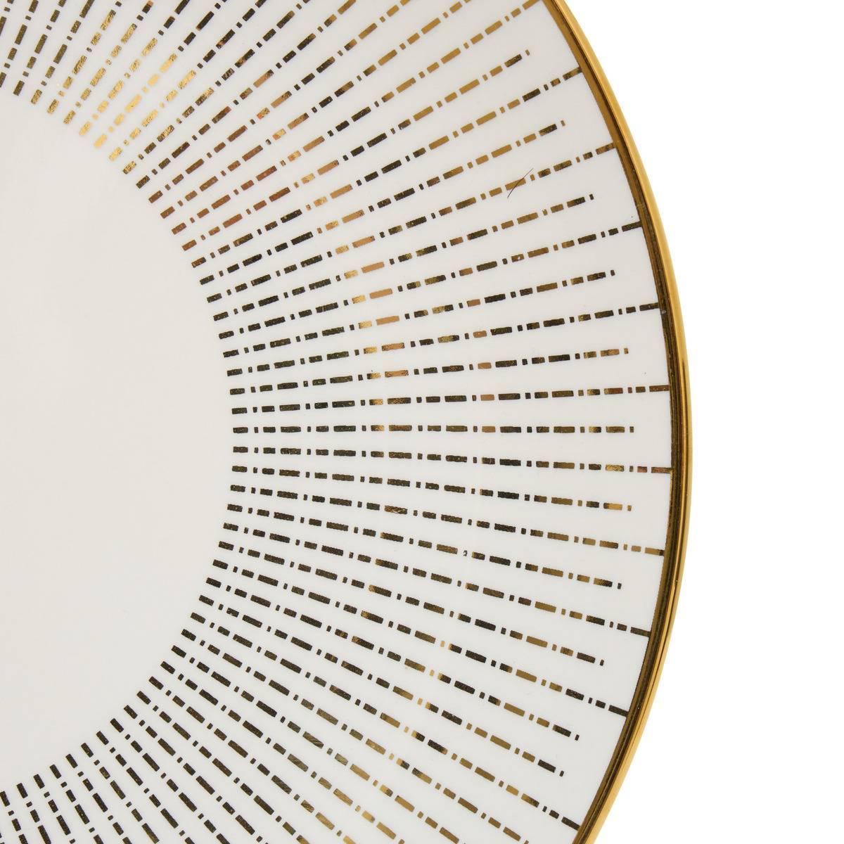 Atmosphera - Assiette plate Lunis ronde D.26cm doré - Atmosphera Créateur d'intérieur - Image 5