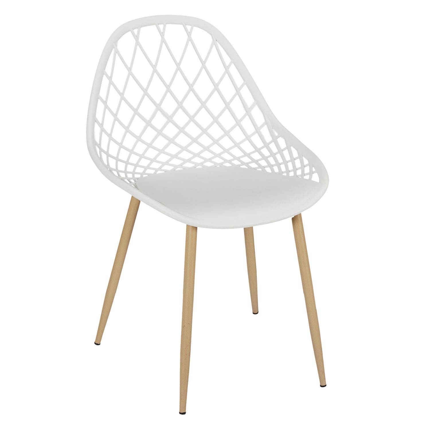 Sans Marque - Lot de 4 chaises d'extérieur Malaga en polypropylène - Toilinux - Imagen 4