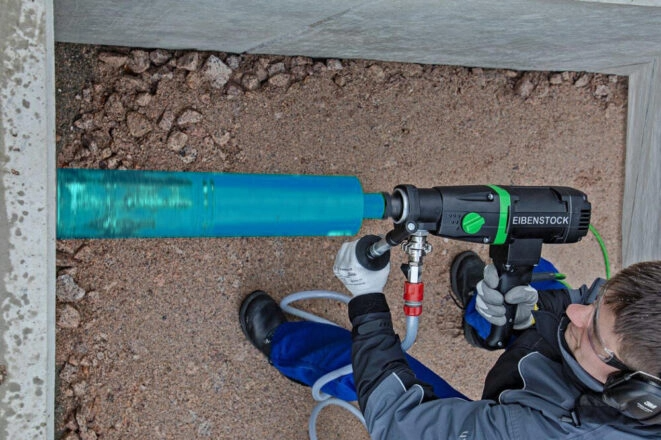 Carotteuse portative à eau D.182mm pour béton armé DIAM - PLD182.1 - Imagen 2