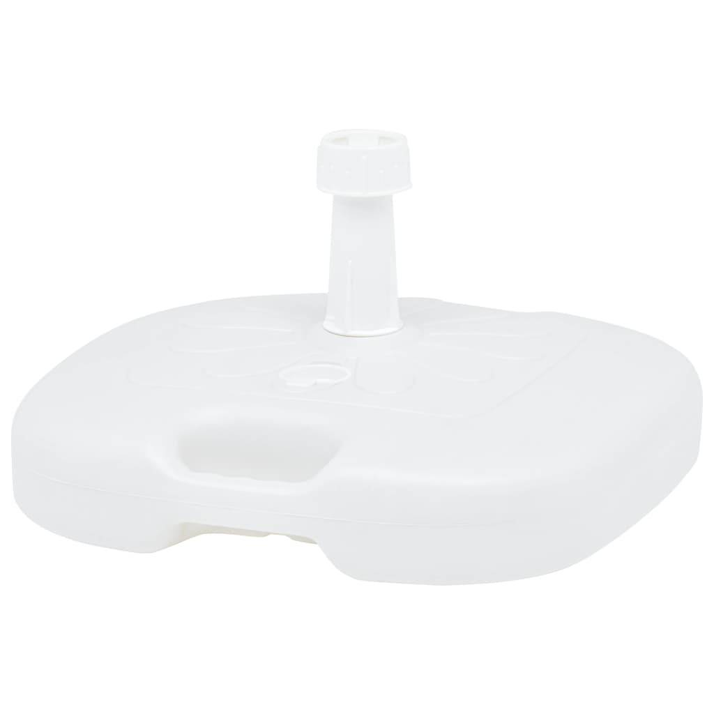 Vidaxl - Socle de parasol rempli de sable/d'eau 16 L Blanc Plastique vidaXL 48773 - Image 8