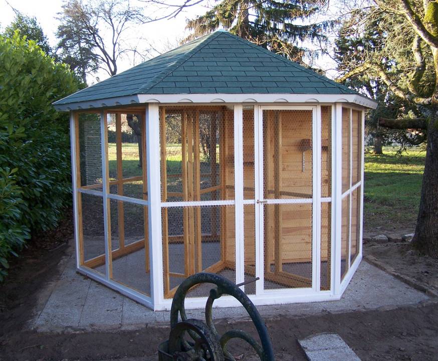 Habrita - Volière en bois 9.60m² POH38 Habrita - Imagen 2