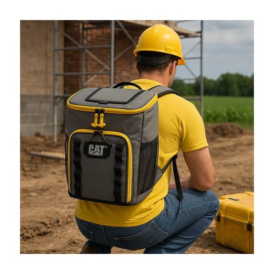 Sac à dos isotherme 20 litres Glacière portable Chantier Camping Plage Caterpillar - Imagen 6