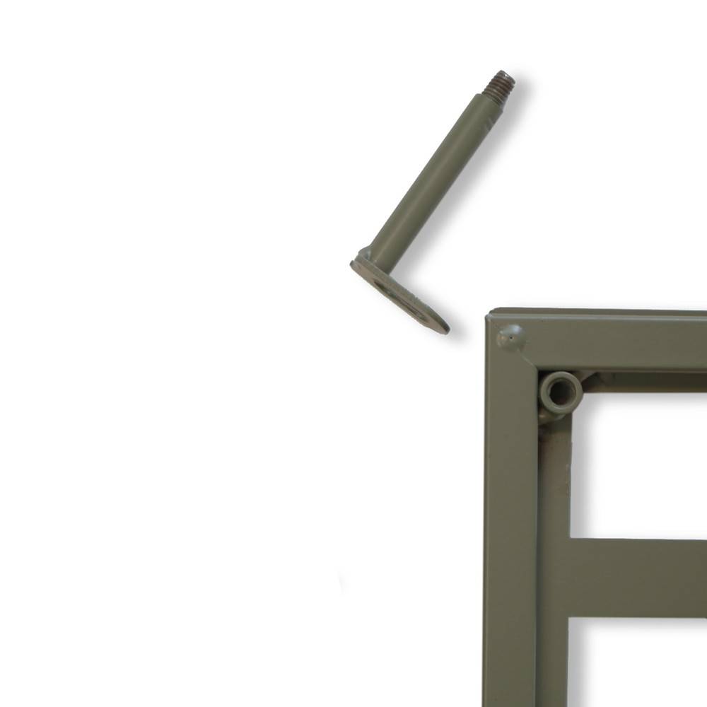 Nortène - Panneau en métal Deco Panel vert olive - 0,60 x 1,50 m - pose murale ou sur sol meuble Nortene - Imagen 6