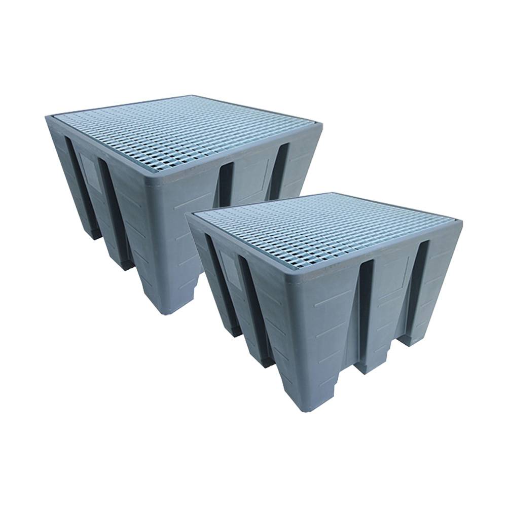 Bac de rétention eco pour cuve ibc-lot de 2-plast'up rotomoulage - Imagen 1