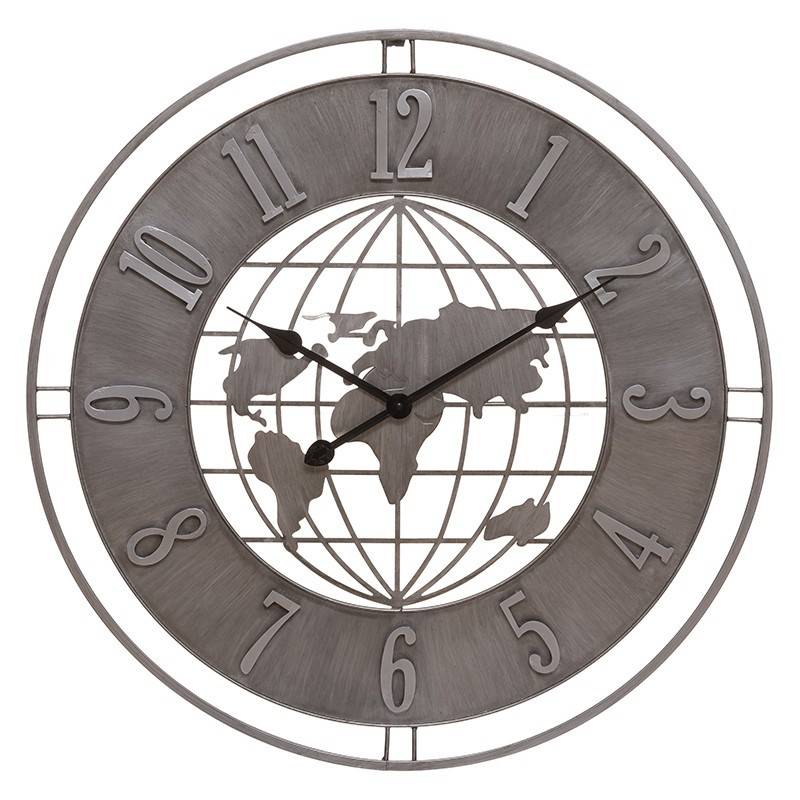Horloge métal monde Isac D68 Atmosphera - Imagen 1