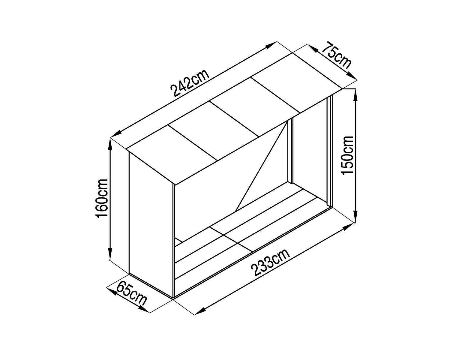 Trigano Jardin - Abri bûches métal TRIGANO 3 stères avec toit incliné et structure acier galvanisé pour protéger votre bois au jardin - Image 4