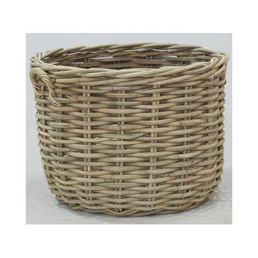 Aubry Gaspard - Cache-pots en poelet fendu sable (lot de 2) - Imagen 3