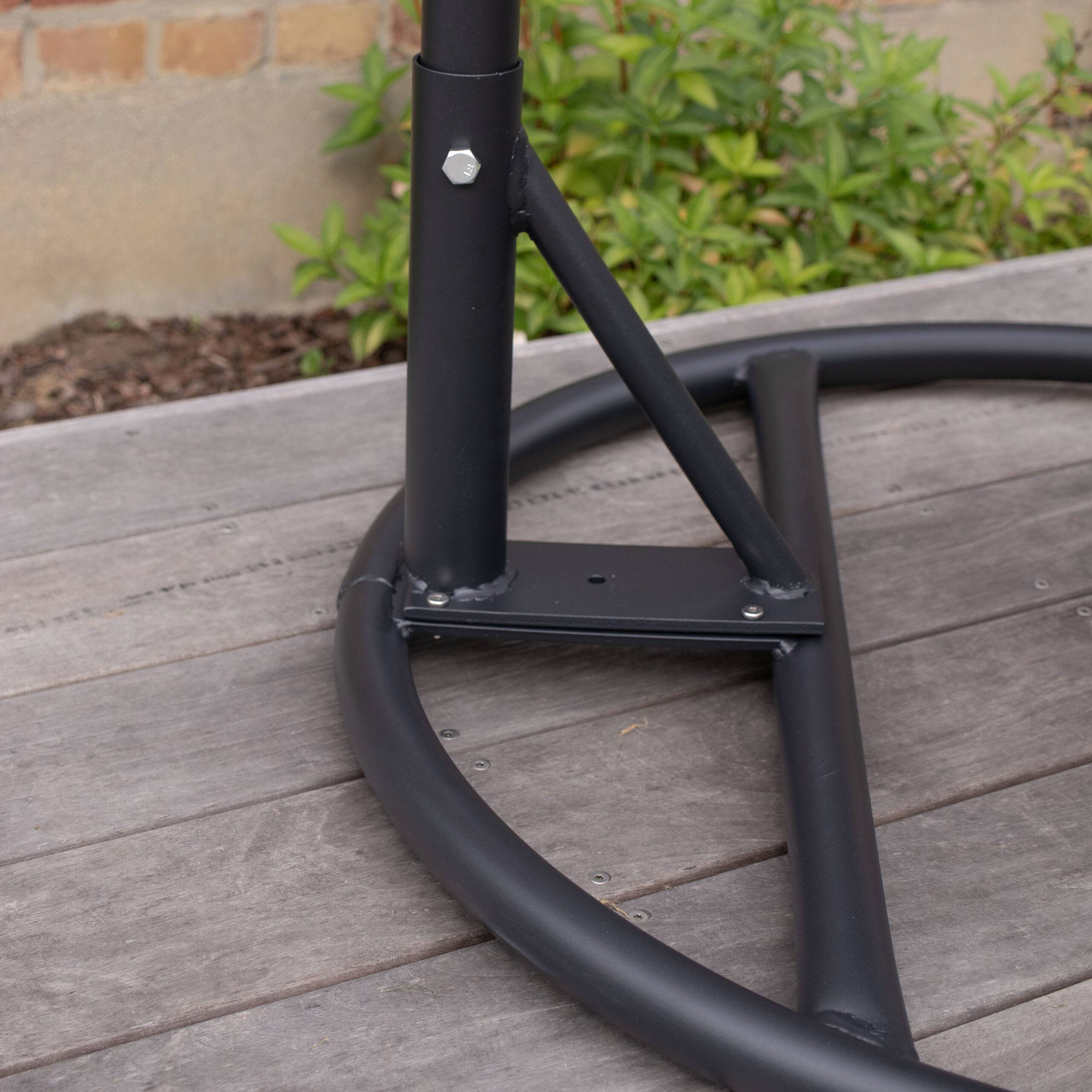 Wilsa Garden - Fauteuil suspendu Noir BAYA - Imagen 6