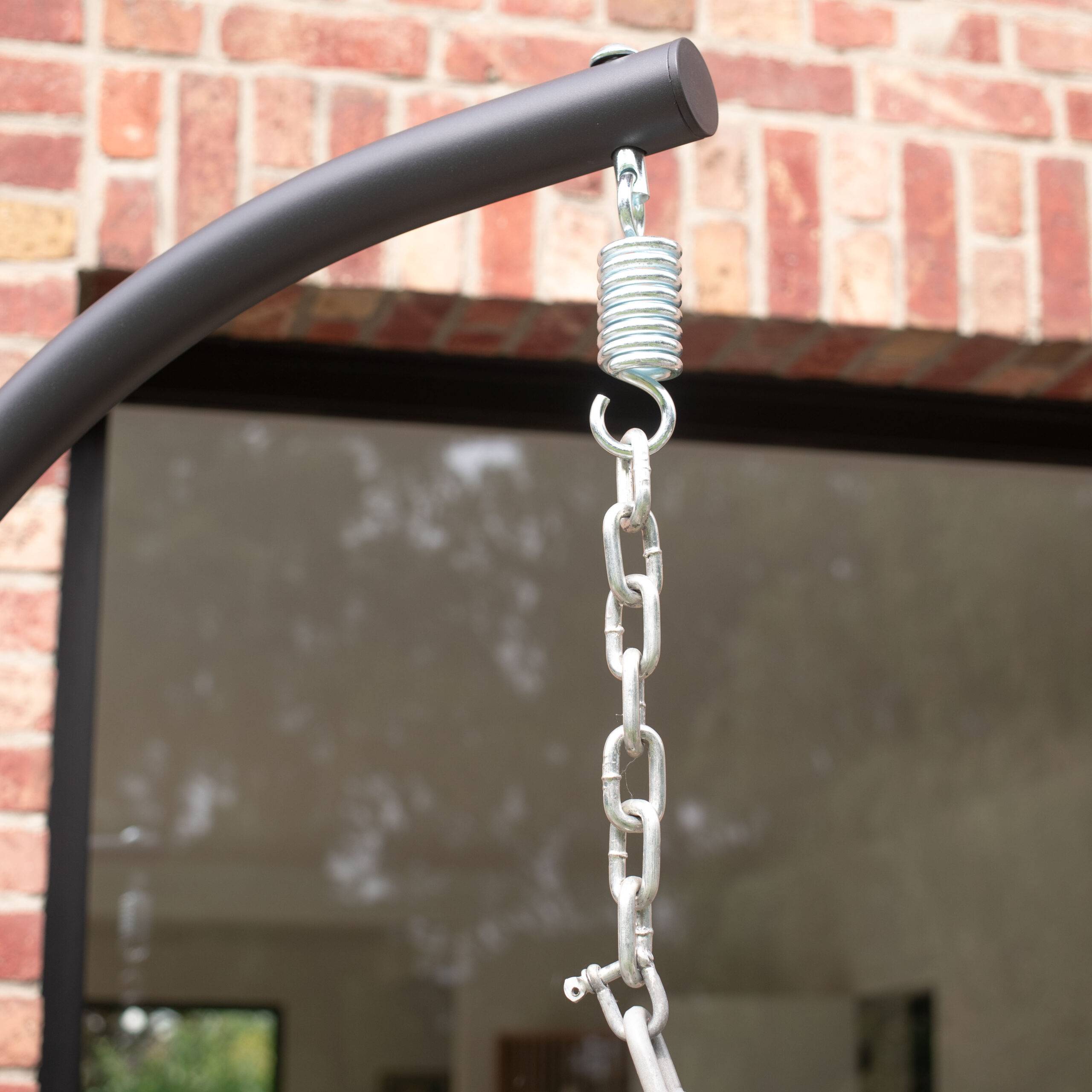 Wilsa Garden - Fauteuil suspendu Noir BAYA - Imagen 5