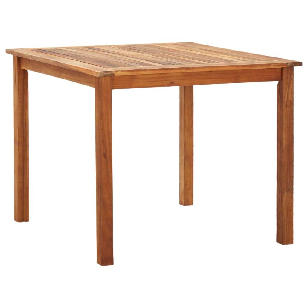 Mobilier à dîner 5 pcs | Mobilier d'extérieur résine tressée et bois d'acacia gris Maison Chic - Image 1