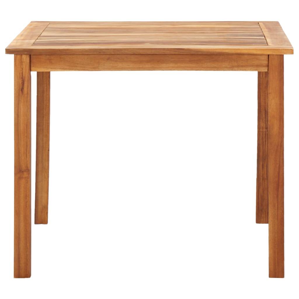 Mobilier à dîner 5 pcs | Mobilier d'extérieur résine tressée et bois d'acacia gris Maison Chic - Image 4
