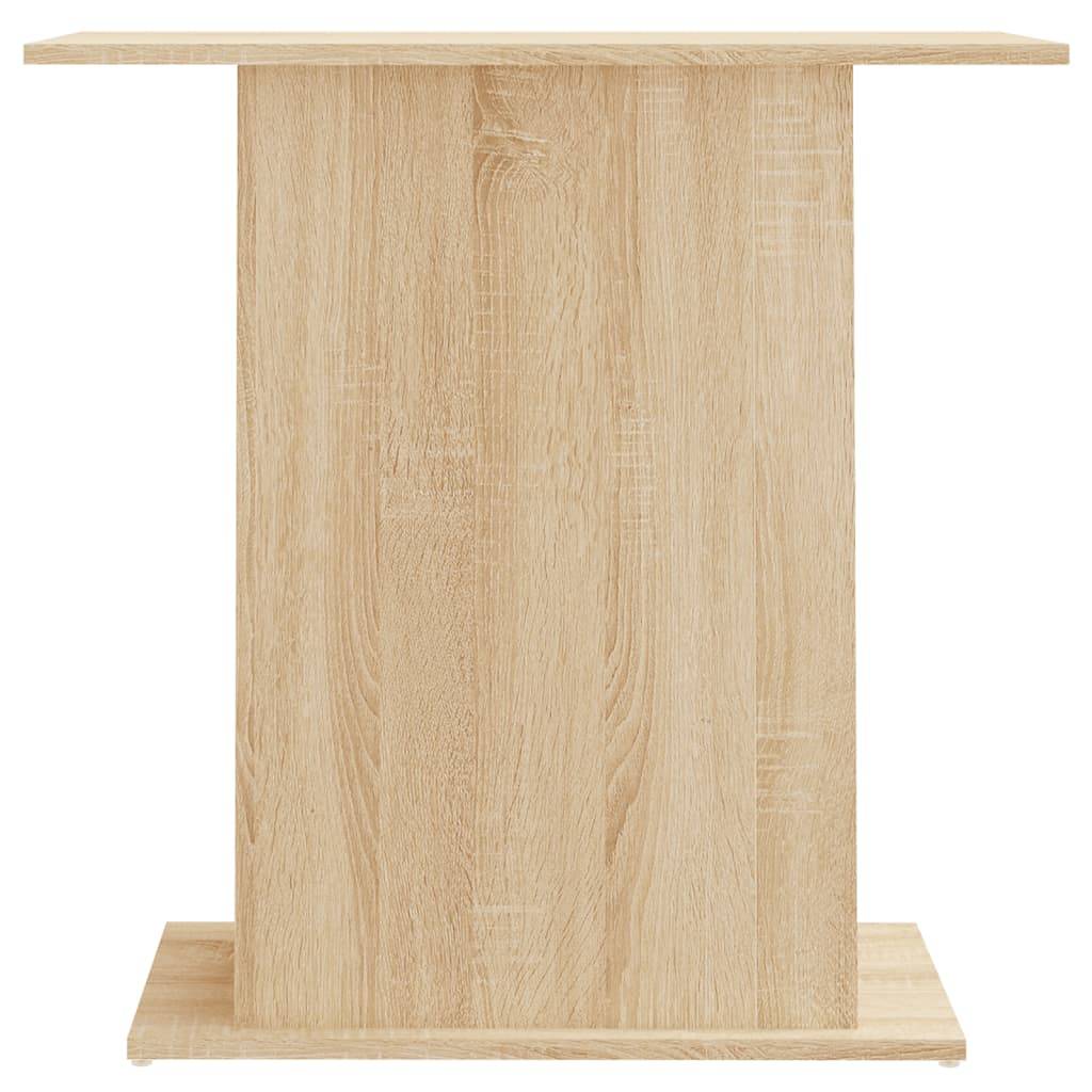 Support Aquarium Bois Ingénierie avec Étagères de Rangement Chêne Sonoma - ComfortXL Outdoor Living - Image 4