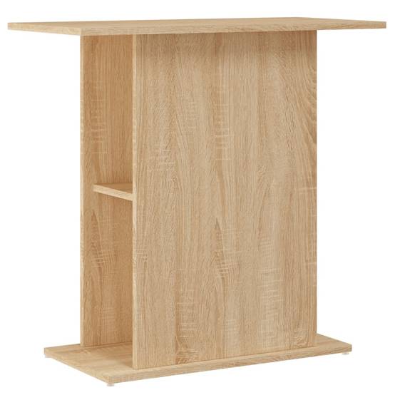 Support Aquarium Bois Ingénierie avec Étagères de Rangement Chêne Sonoma - ComfortXL Outdoor Living - Image 2