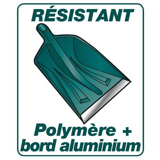 Leborgne - Pelle Smax avec réglette aluminium - manche bois pomme certifié PEFC 100% Leborgne - Image 2