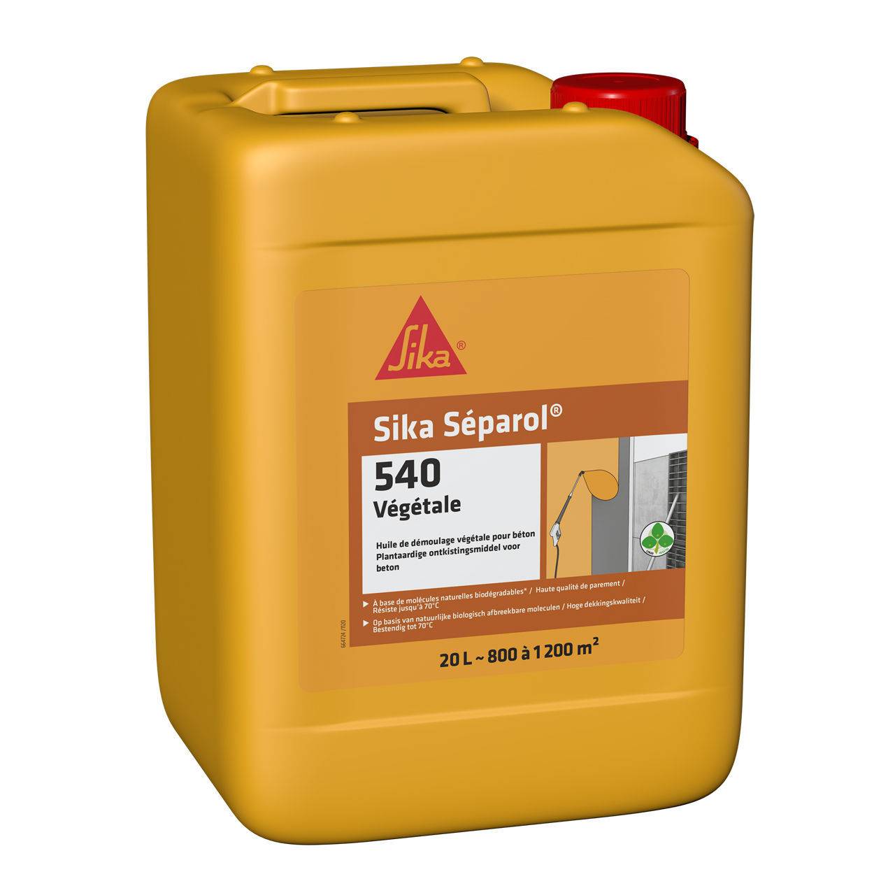 Huile de démoulage différé 20 L Séparol-540 Végétale - SIKA - 657623 - Image 1