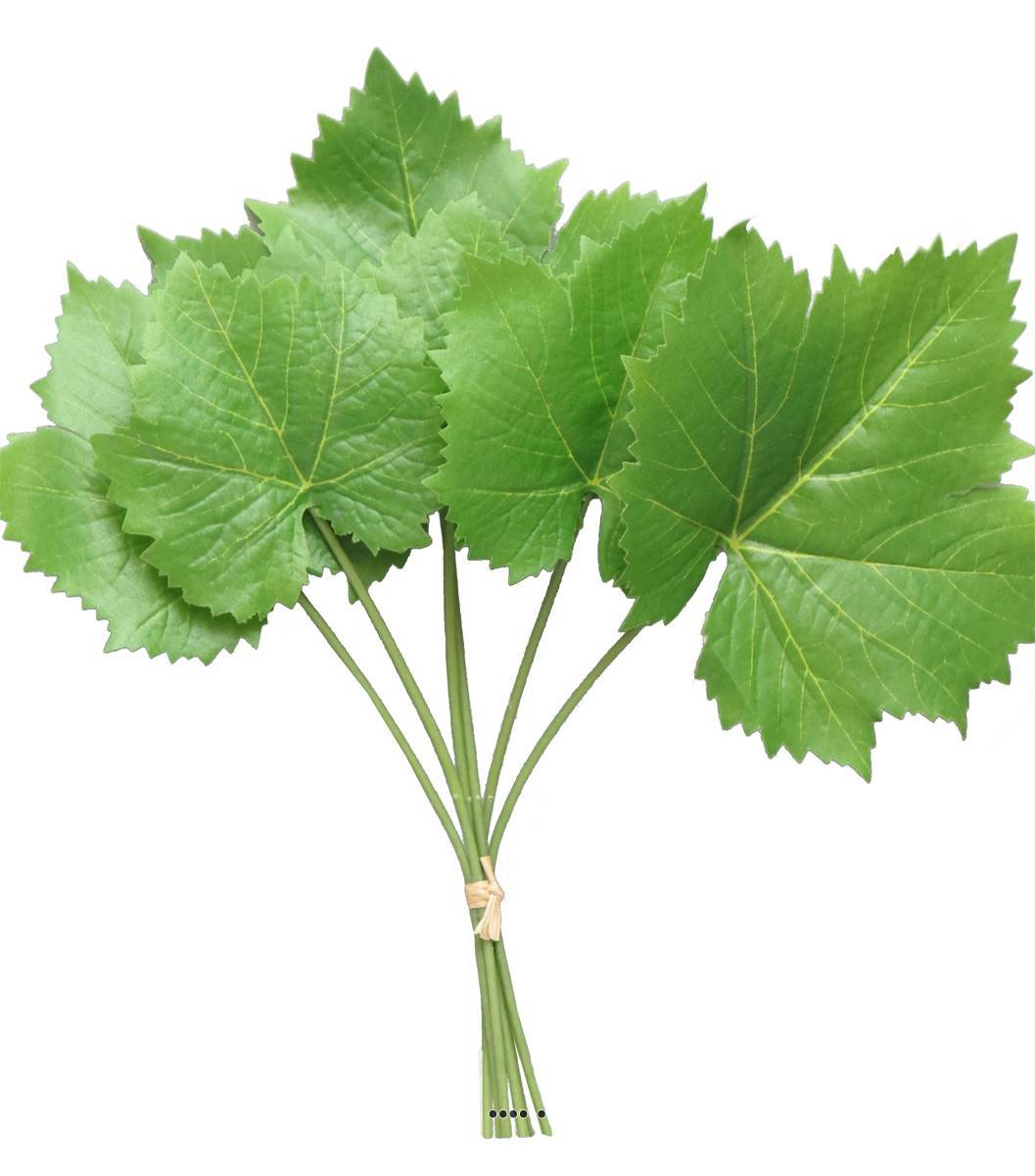 Artificielles - Feuilles d'erable artificielles Vertes X 6 pcs H 31 cm par LOT - BEST - Imagen 2