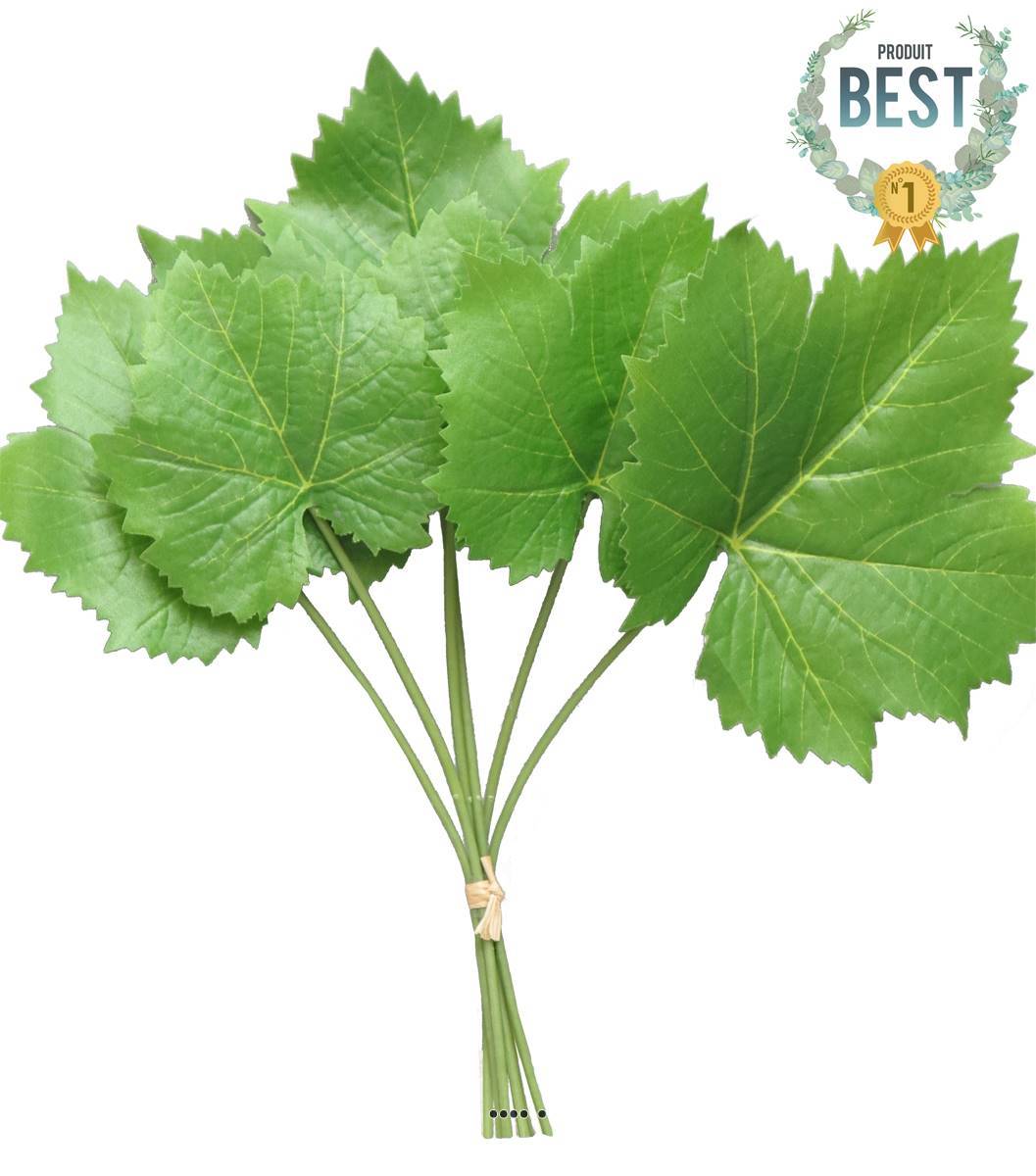Artificielles - Feuilles d'erable artificielles Vertes X 6 pcs H 31 cm par LOT - BEST - Imagen 1