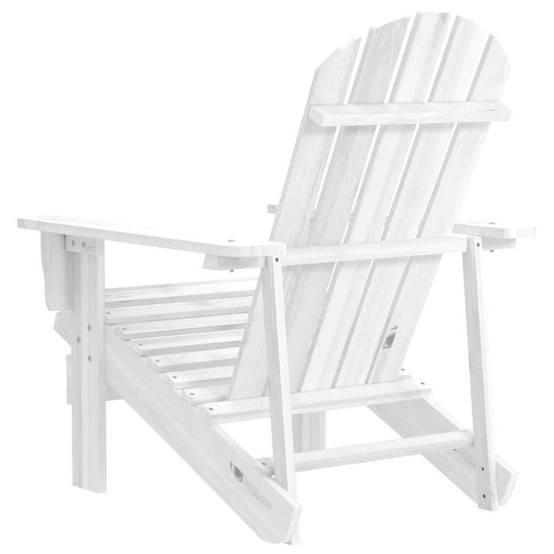 Vidaxl - Chaise de jardin bois blanc vidaXL 40860 - Image 5