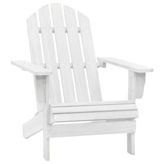 Vidaxl - Chaise de jardin bois blanc vidaXL 40860 - Image 1