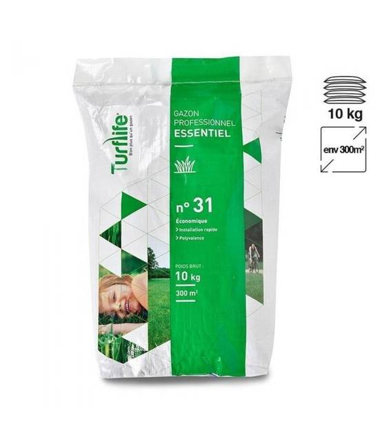 Gazon économique professionnel Turflife n°31 sac 10kg jusqu'à 300m² - Image 6