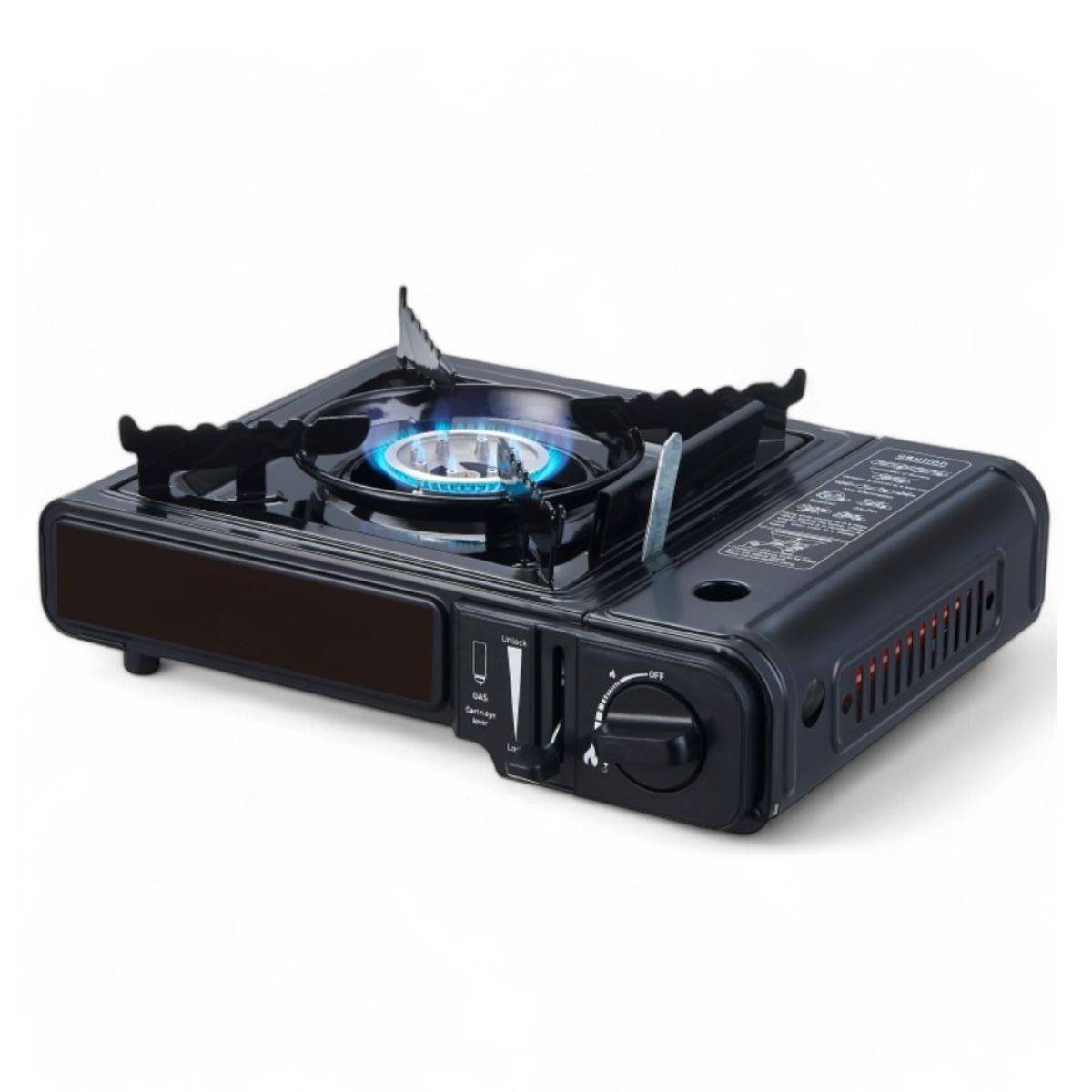 Rechaud gaz portable 2200W Allumage piezo Mallette de transport Camping - Imagen 3