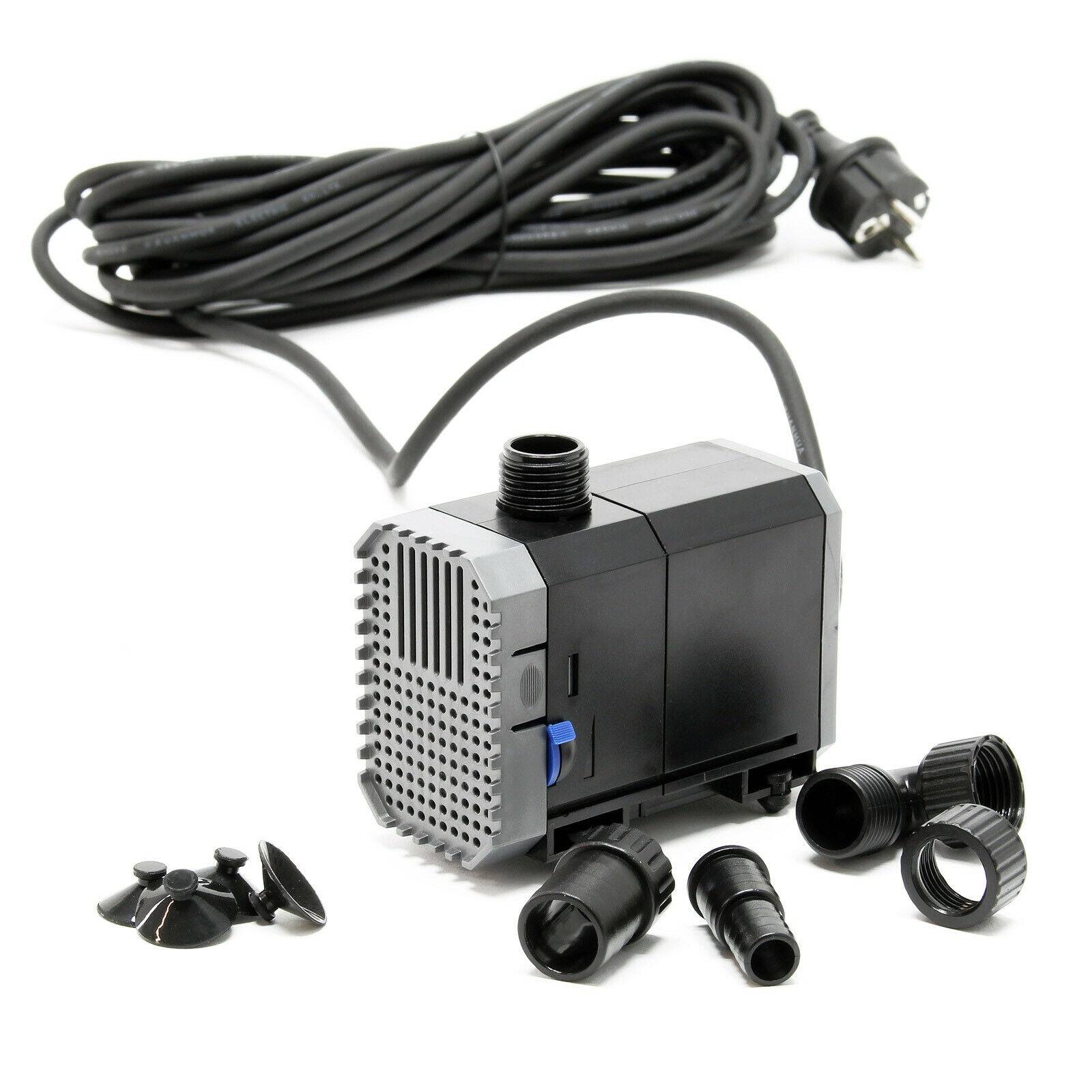 Helloshop26 - Pompe bassin 25 watts filtre pompe cours câble 10 m 1500 litres par heure