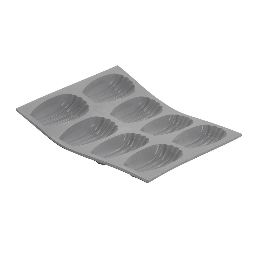 Moule pour 8 mini madeleine en silicone elastomoules - Image 1