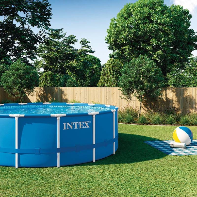 Piscine tubulaire Metal Frame ronde 4,57 x 1,22 m Intex - Image 2