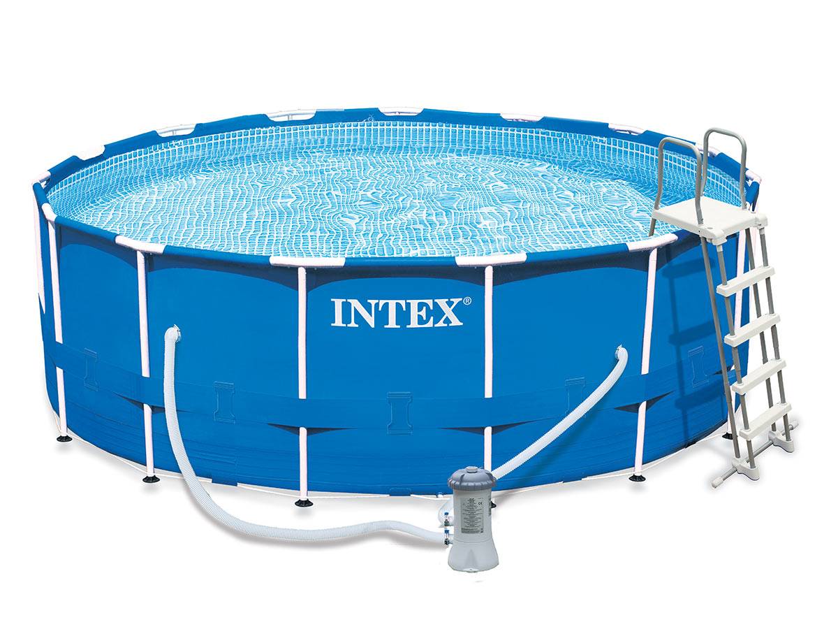 Piscine tubulaire Metal Frame ronde 4,57 x 1,22 m Intex - Image 8