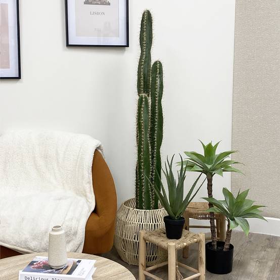 Ligne Deco - Cactus artificiel grande taille 3 troncs 155cm - Image 4