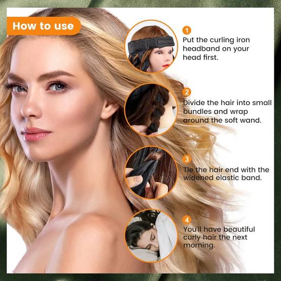 COSMETIQUE-Boudin à cheveux sans chaleur - Boucles naturelles pendant le sommeil - Living123 - Image 6
