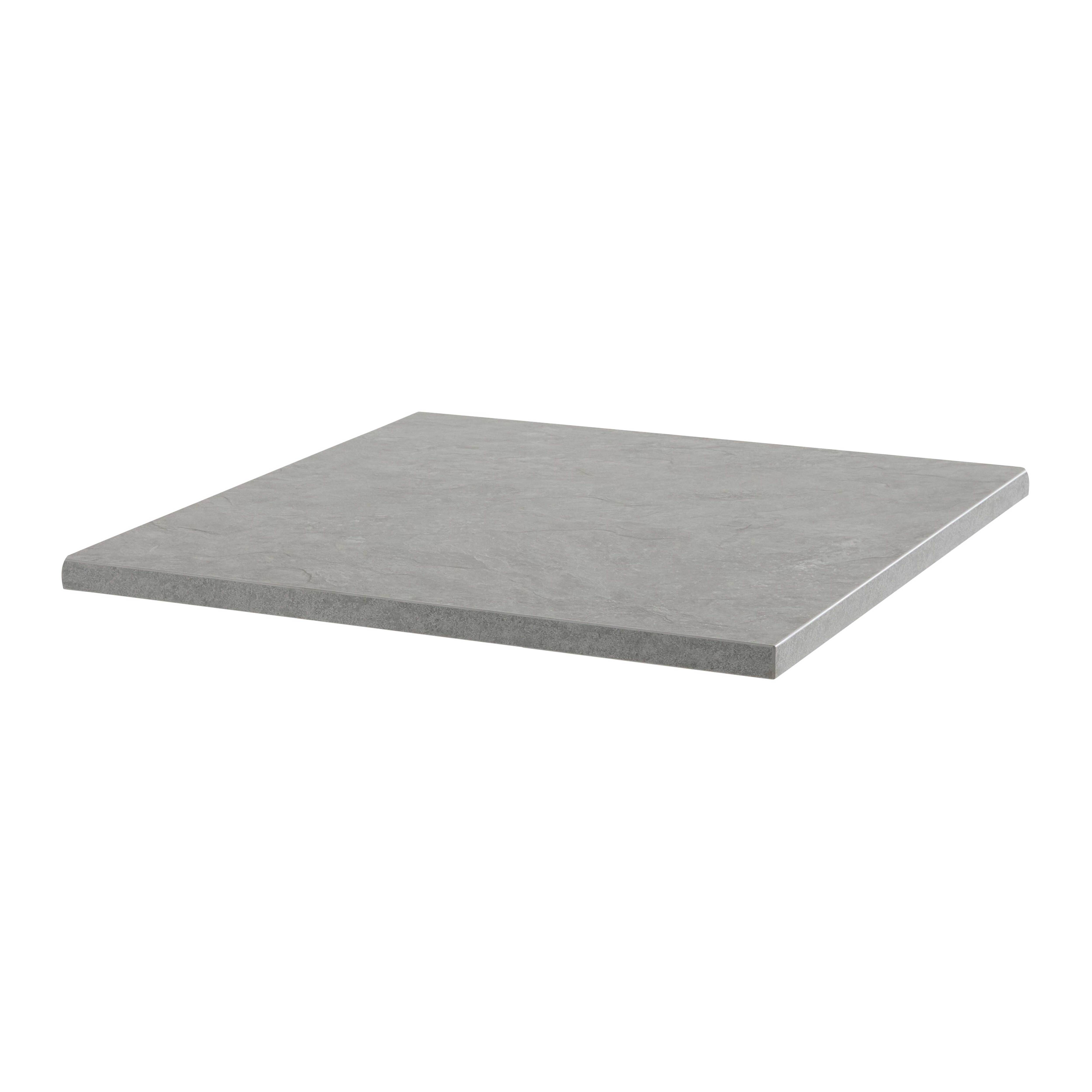 Oviala - Plateau de table carré stratifié 60 x 60 cm béton ciré Haussmann - Oviala - Imagen 1