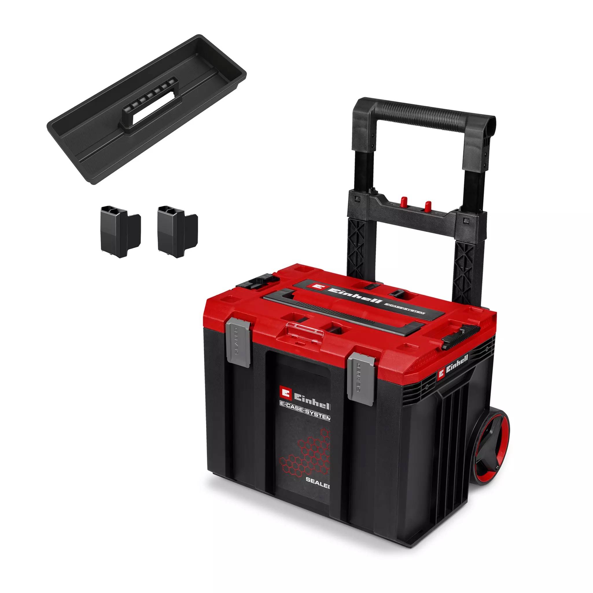 Einhell - Coffret de transport étanche à roulettes E-Case L - IP65 - 120 kg - système modulaire