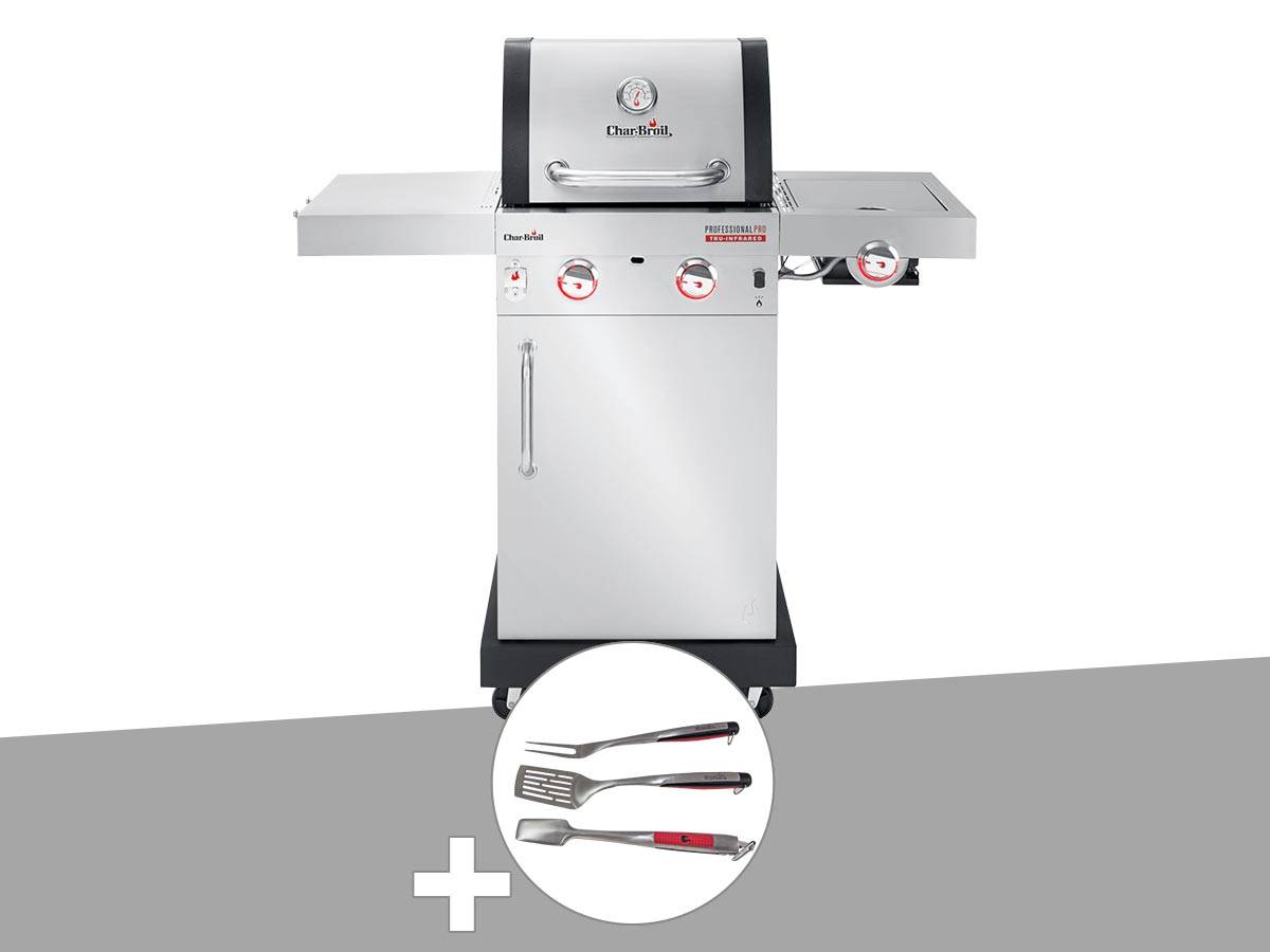Char-broil - Barbecue à gaz Professional Pro S 2 + Kit 3 ustensiles - Char-Broil - Imagen 1