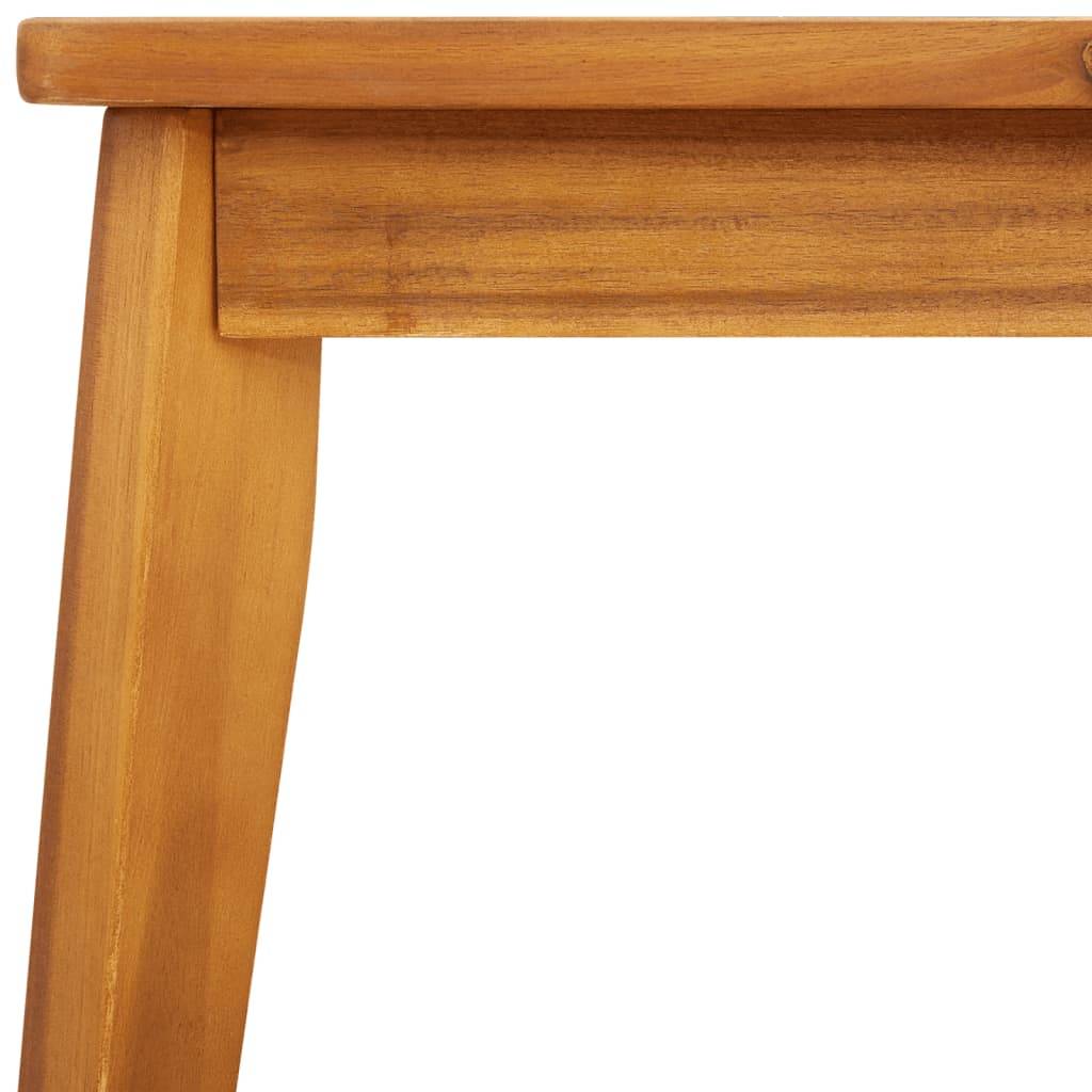 Salon de Jardin 2 Personnes Bois d'Acacia 2 Fauteuils et Table Basse avec Coussins Épais Gris Foncé – ComfortXL Outdoor Living - Image 10