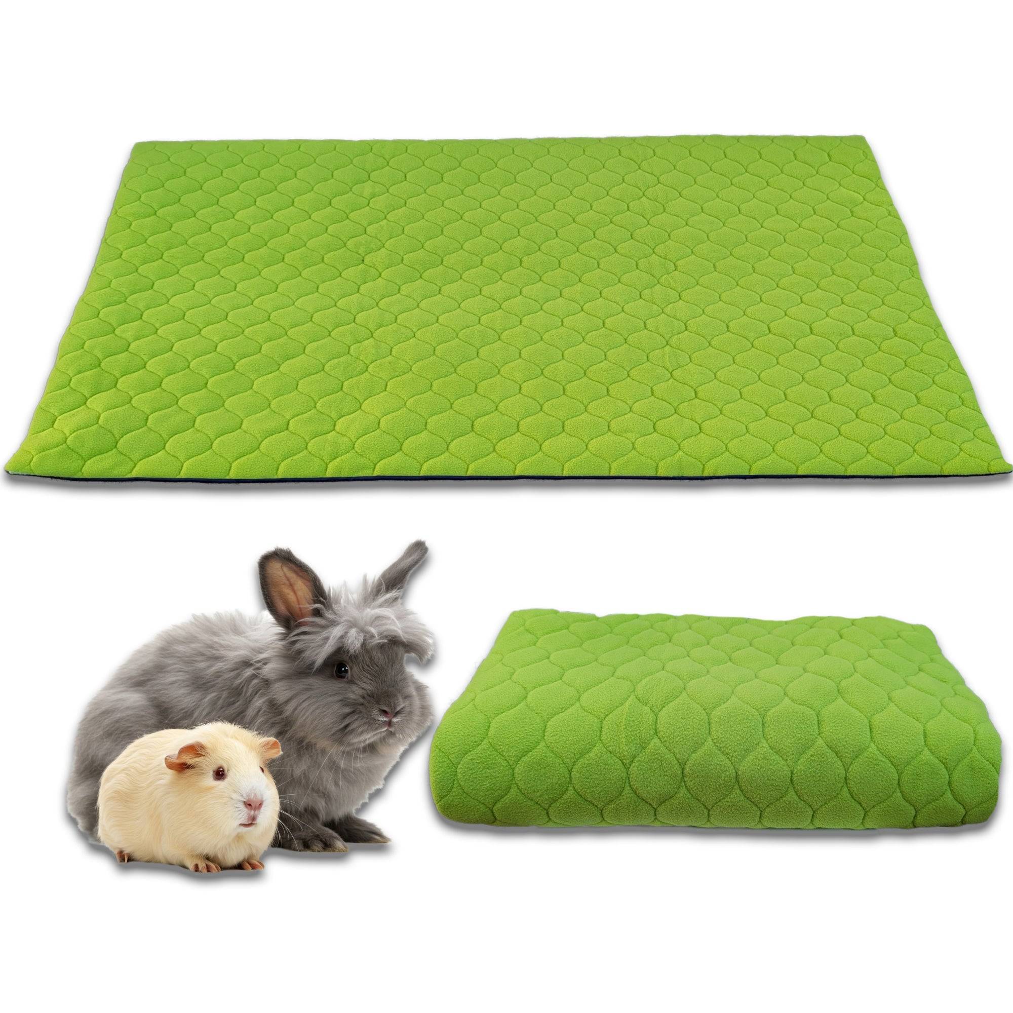 Tapis qui remplace la Litière pour Cochon d'Inde et Lapin  - Absorbant, Imperméable, Passe en Machine  - 60 x 50 cm - Neo Solvo - Image 1