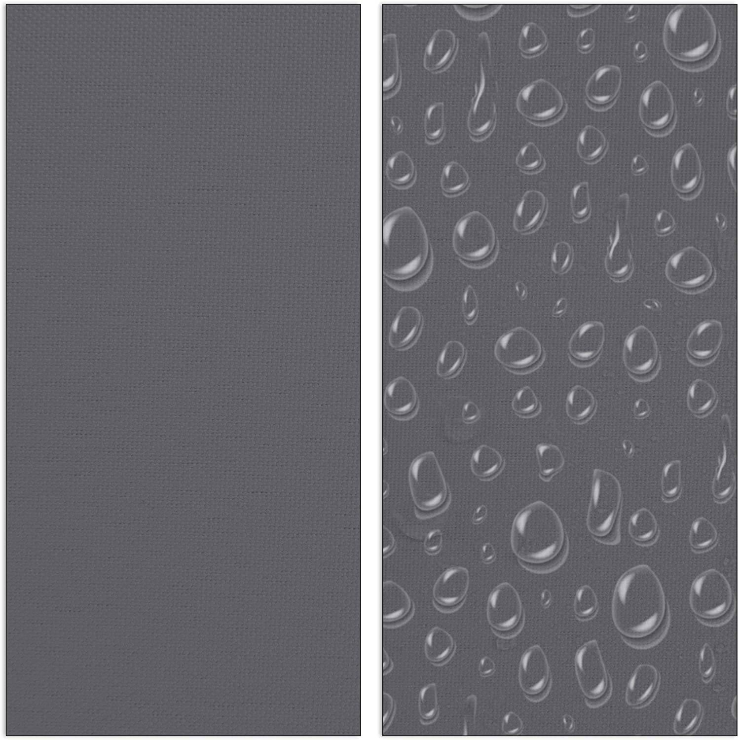Helloshop26 - Voile d'ombrage rectangle 2 x 4 m gris - Imagen 5