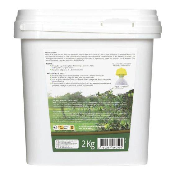 Terra Nostra - Phosphate diammonique - Anti Mouches des Oliviers - Seau 2 kg - Imagen 2