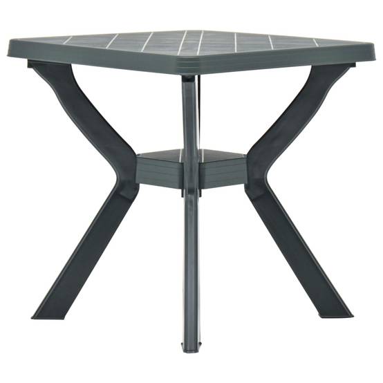 Maison Chic - Table de jardin | Table de bistro Vert 70x70x72 cm Plastique - Image 2