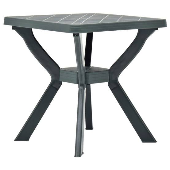 Maison Chic - Table de jardin | Table de bistro Vert 70x70x72 cm Plastique - Image 3