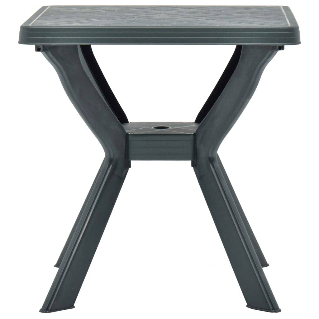 Maison Chic - Table de jardin | Table de bistro Vert 70x70x72 cm Plastique - Image 1