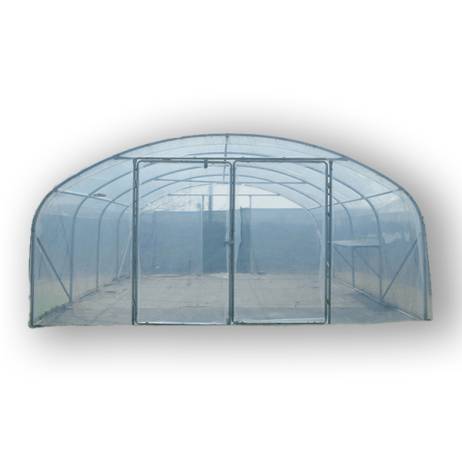 Serre En Direct - Serre tunnel PRO-500 larg 5 m, Long 12 m, Façade 2 portes dbles - Imagen 1