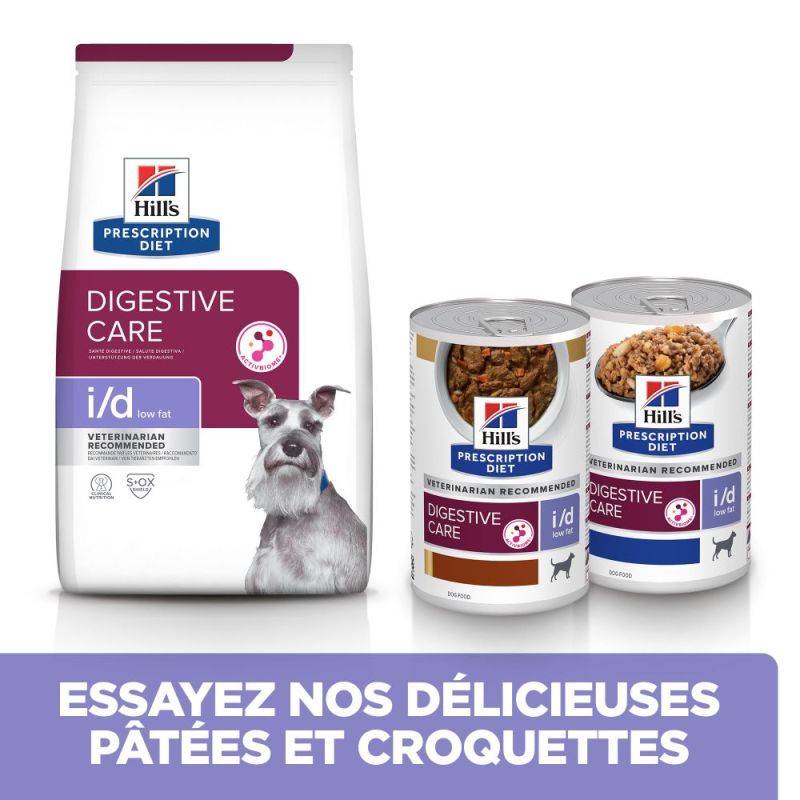 CROQUETTES CHIEN ADULT PRESCRIPTION DIETS I/D LOW FAT - HILL'S 12 kg - Image 3