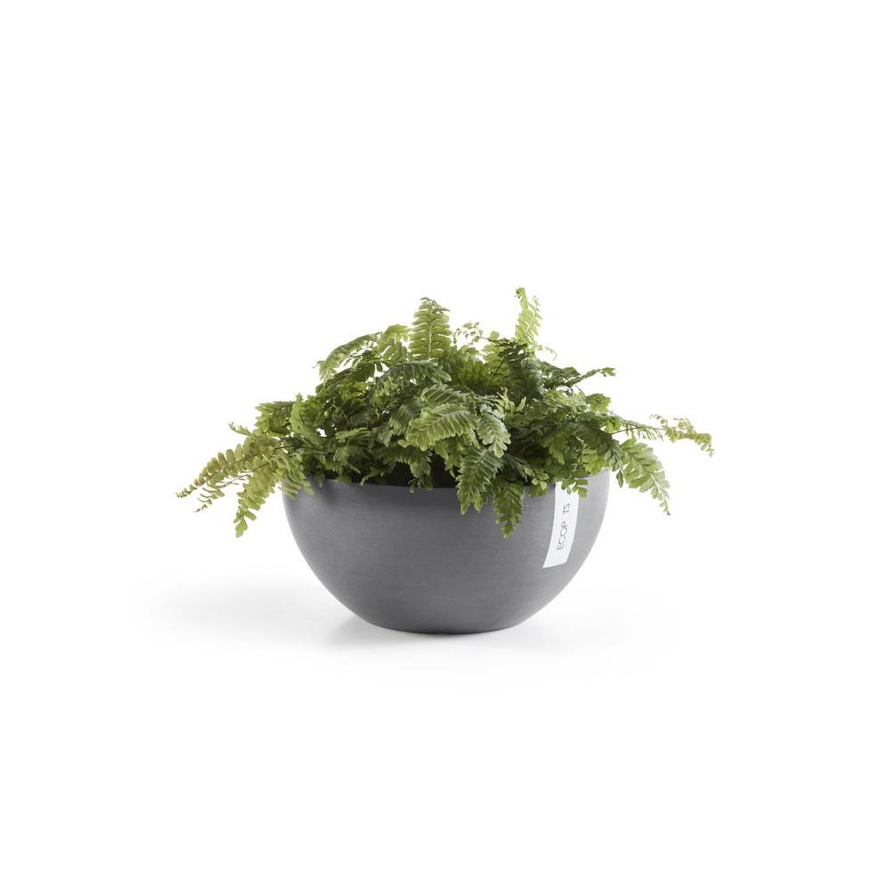 Ecopots - Pot Rond Brussels 30 Gris - Ø 30 x H. 14 cm - 6,5 L ECOPOTS - Imagen 2