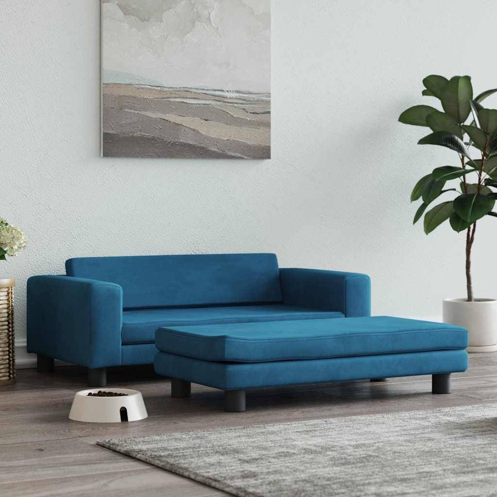 Panier  Grace Bleu  100 X 50 X 30 cm  - P87210B