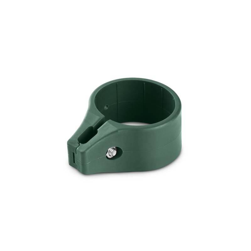 Collier de fixation rond pour portillon grillagé 60mm Vert - Easy Clôture