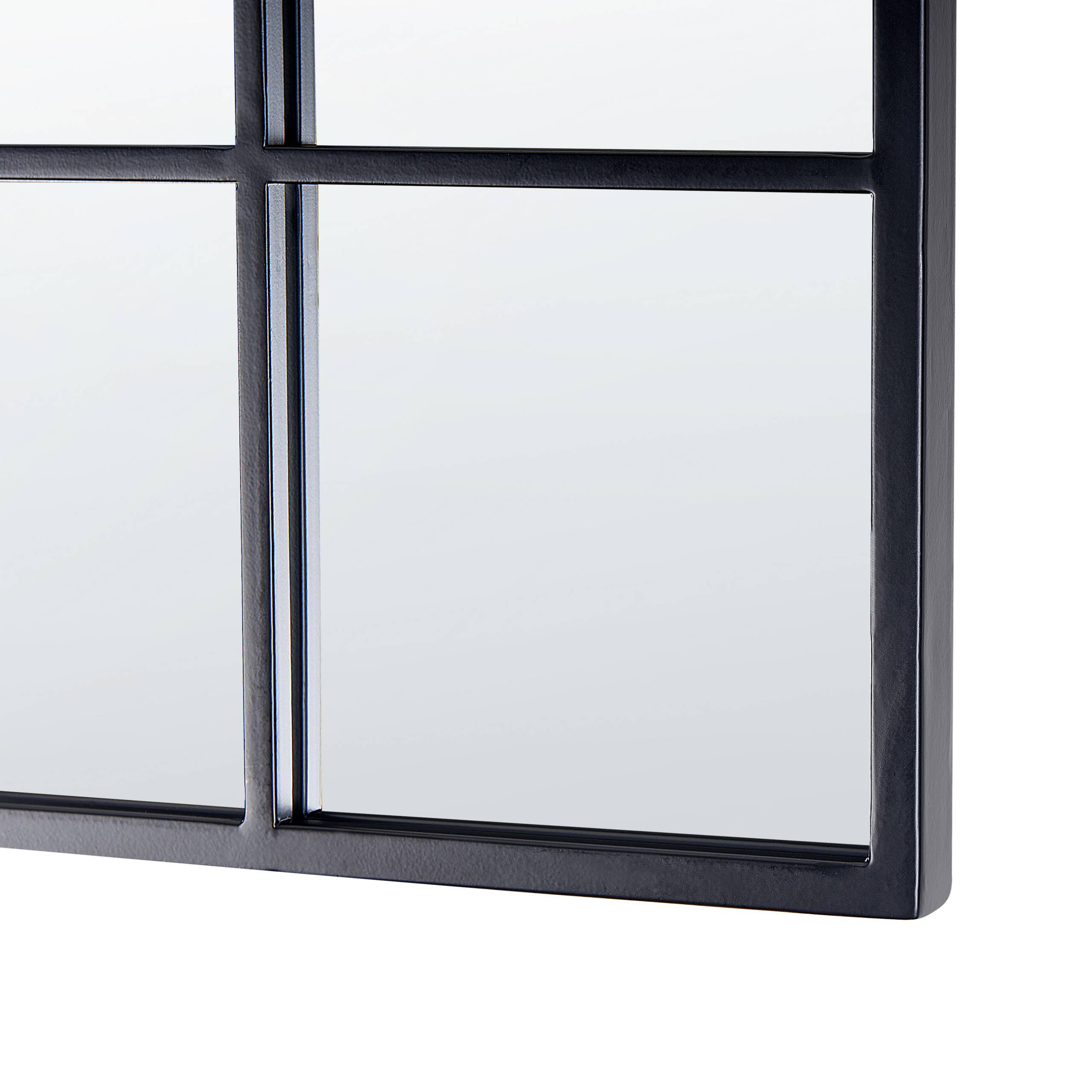 Beliani - Miroir Métal Noir BROUAGE - 40x3x120- Beliani - Image 5