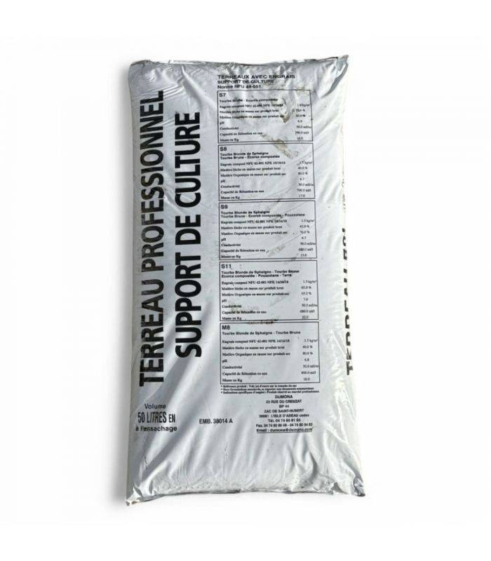 Florivert - Palette de 10 sacs de 50L de substrat gazon pour regarnissage de pelouses Florivert NEG01645-10x500