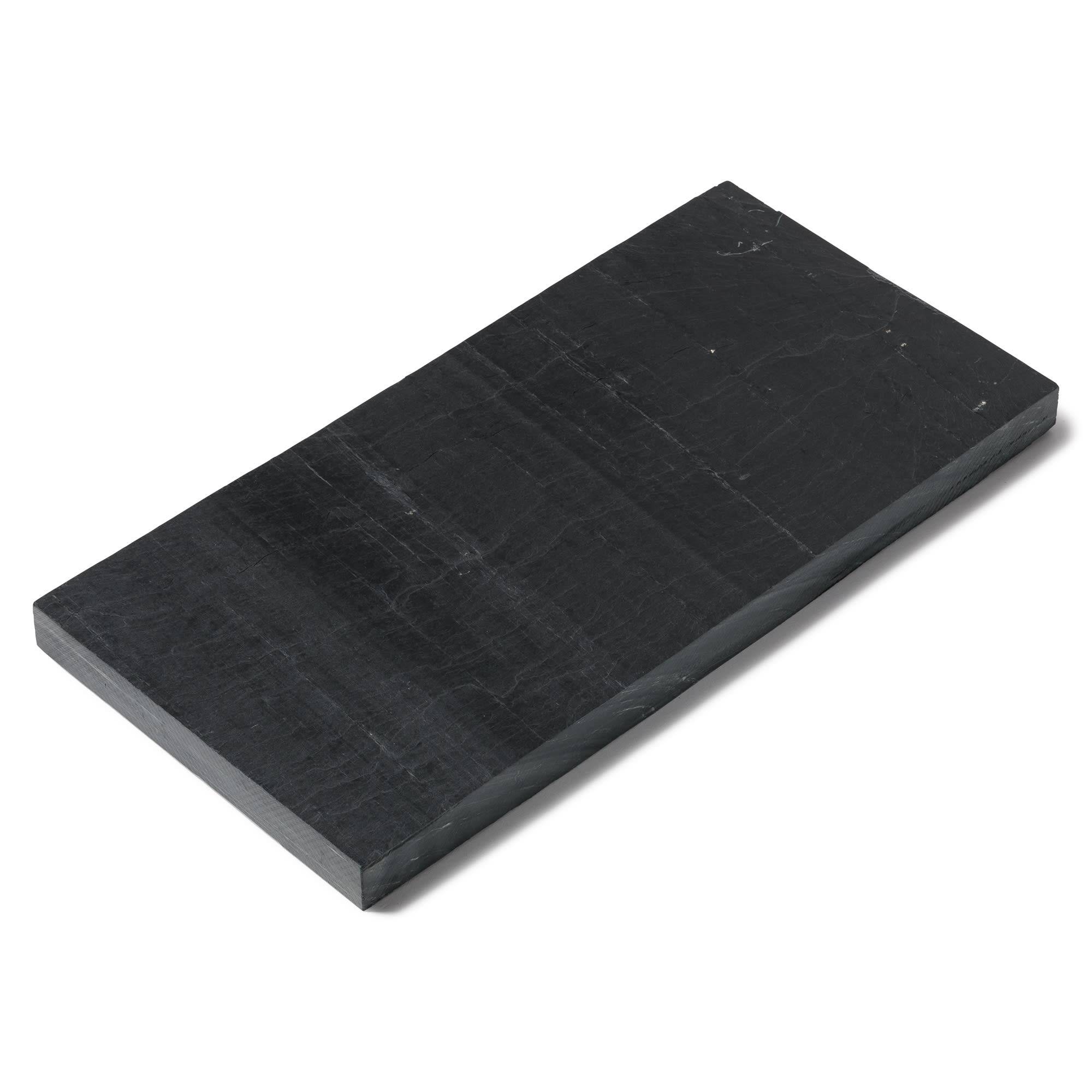 Sans Marque - Pas japonais Rectangle Ardoise Noire 50x25x2-3 cm (à l'unité) - RO'MA NATURE - Image 2